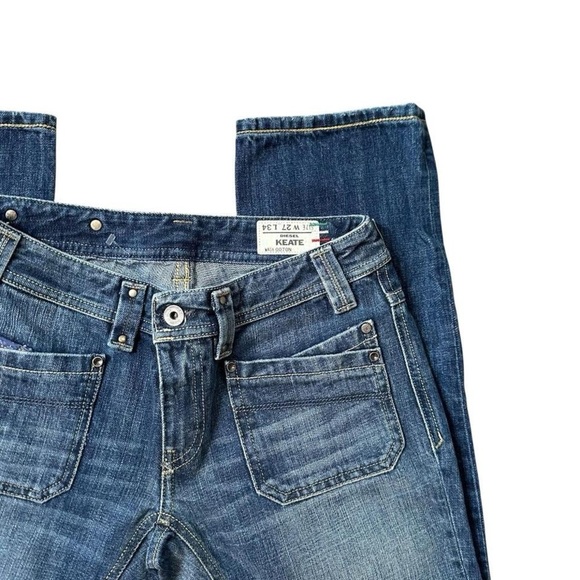 Insane Y2K NWT Diesel Dark Wash Jeans Size 27 - Picture 3 of 8